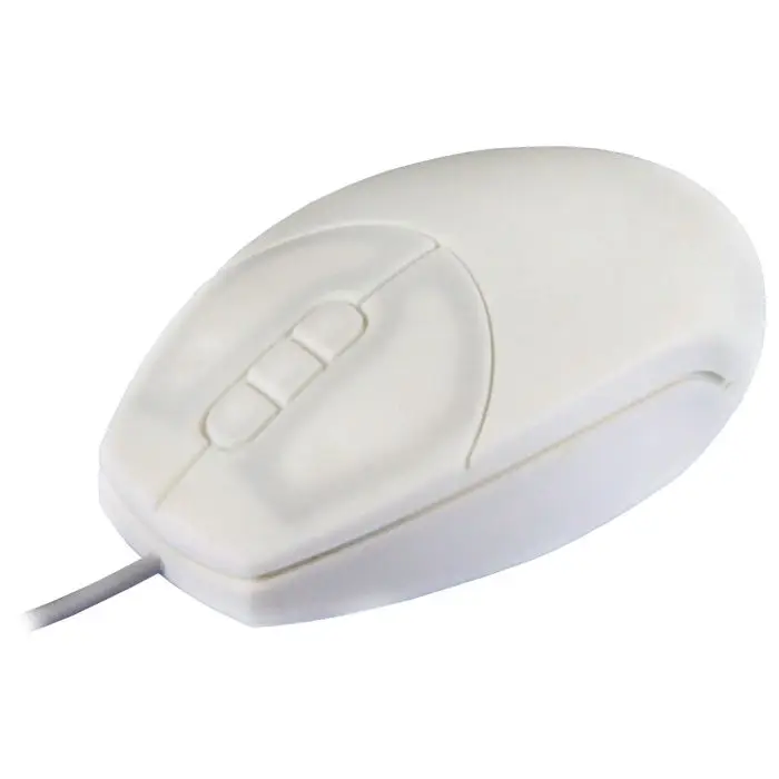 Ateg MedicalMouse mit 2 Tasten und Scrollfunktion , USB, IP68, weiß