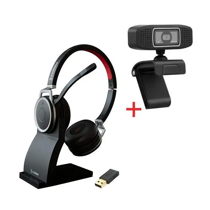 freeVoice Space Stereo NC (Bluetooth, USB) incl. Charger und Vision 320 Webcam