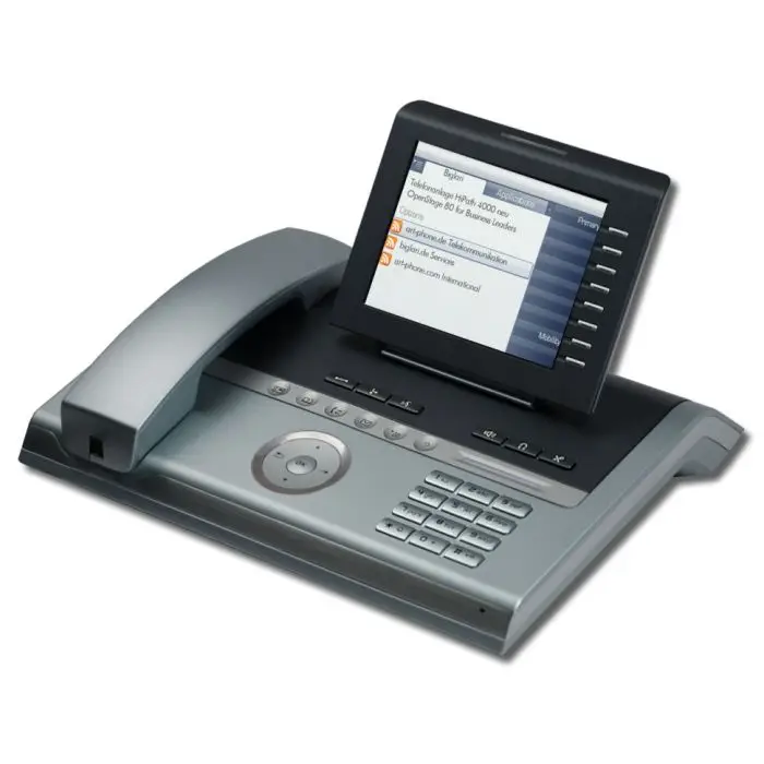 Siemens OpenStage 80 T silberblau, generalüberholt