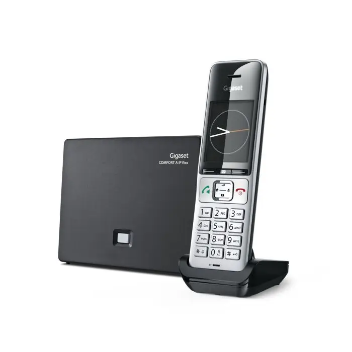 Gigaset COMFORT 500A IP flex silver-black - schnurloses Telefon