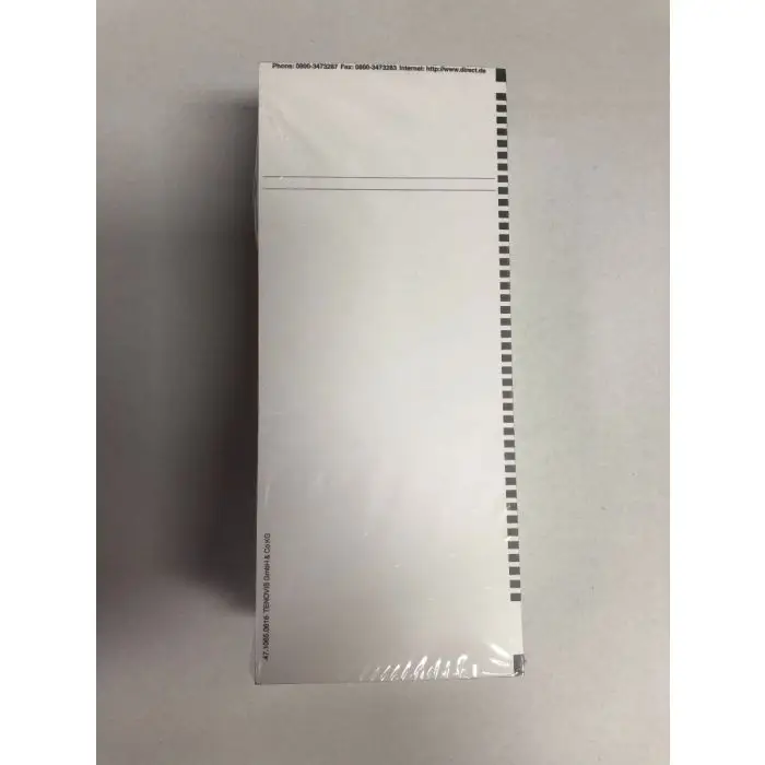 Zeitregistrierkarten für Tenocard 50 82 x 198 mm, 250 Stück 47.1065.0616