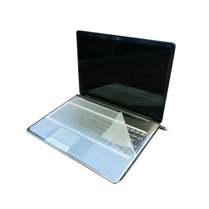 Man & Machine Laptop Drape 15" - transparente Schutzfolie 3-er Pack