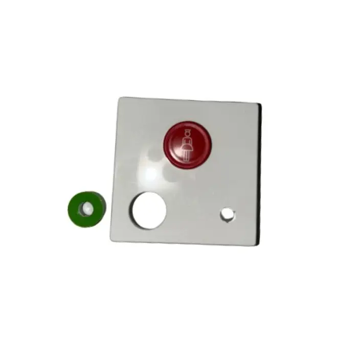 Avaya Secom Abdeckung Design Jung AS 500 für Ruftaster/Dialler mit Abstelleinheit, reinweiss