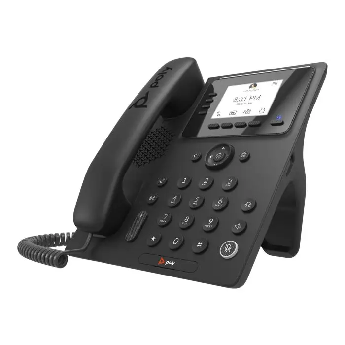 Poly CCX 350 Teams Telefon - Seitenansicht