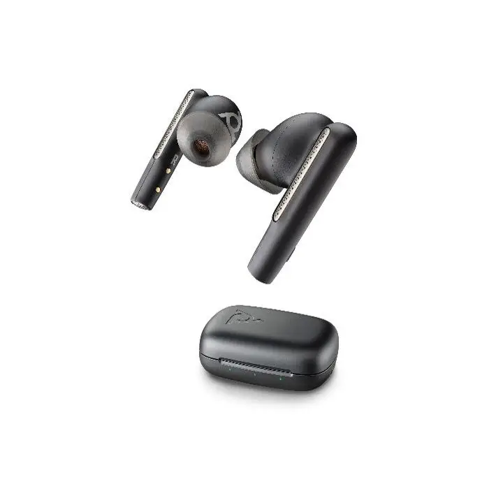 Poly Voyager Free 60 UC USB-A Bluetooth Headset, Basic-Ladecase, schwarz