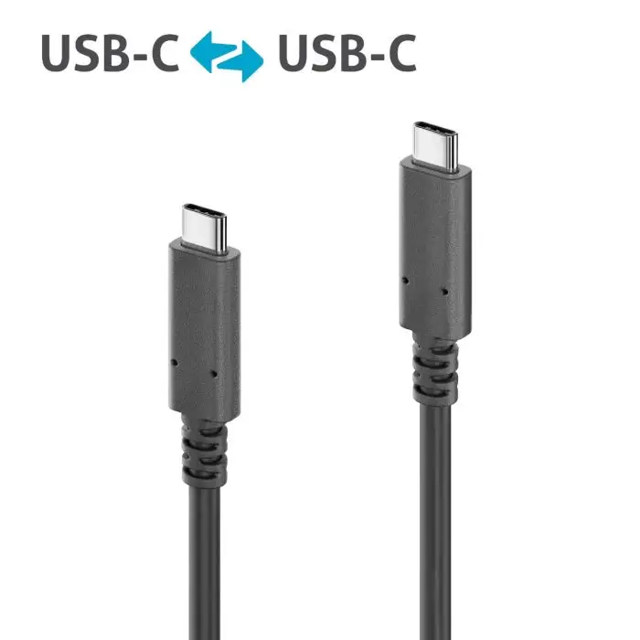 PureLink aktives USB-C auf USB-C Kabel mit E-Marker - PureInstall 5,0m 