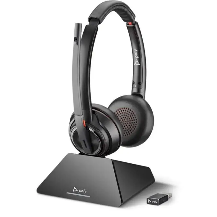 Poly Savi 8220 UC USB-C DECT Headset - Refurbed