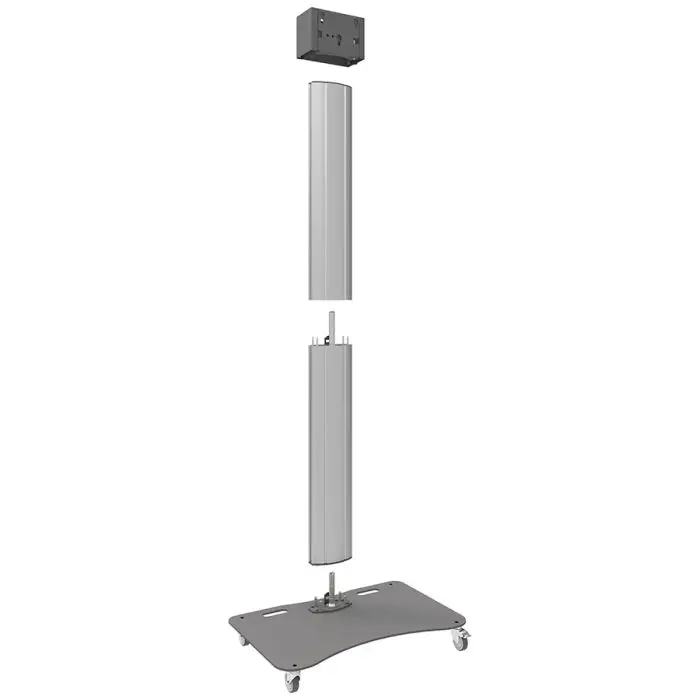 SMARTMETALS Teilbarer Trolley für Flachbildschirm bis 90 Zoll