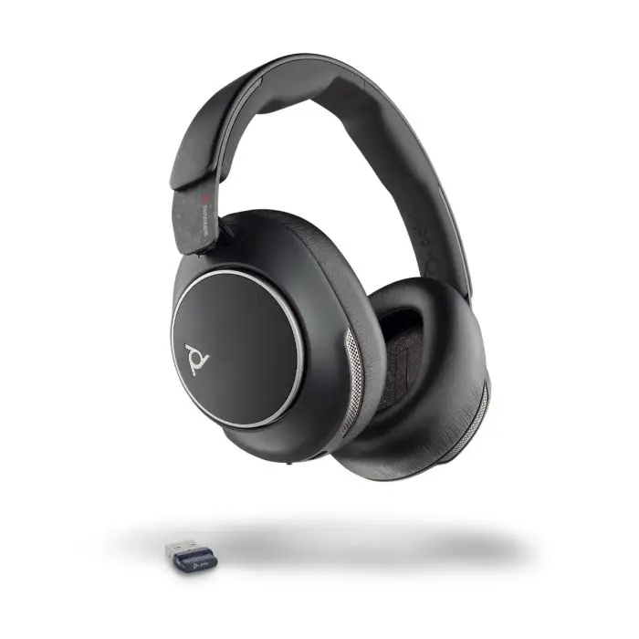 HP Poly Voyager Surround 80 UC, USB-C, USB-C/A-Adapter