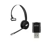 Epos Impact SDW 5011 monaurales Headset inkl. DECT Dongle, Ladekabel & Tasche
