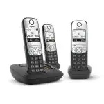 Gigaset A690A Trio Schnurlostelefon, schwarz