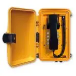 FHF Telefon wetterfest gelb InduTel#11264501 - Analog-Telefon - Analog-Telefon