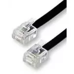 Anschlußkabel Western-Stecker RJ11, 6-polig/6-adrig, 6m