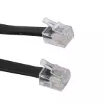 Anschlußkabel Western-Stecker RJ11, 6-polig/6-adrig, 10m