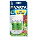 VARTA Ladegerät Professional USB (inkl. 4x AA 2500 mAh)