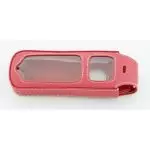 Ledertasche "Wave" für DECT D3 mit Rotationsclip ,rot