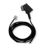 Anschlußkabel, TAE-Stecker auf Western RJ11, TAE/F, fürTelefone, 6m