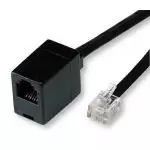 Verlängerungskabel RJ11 und RJ12, 6-polig/6-adrig, 10m