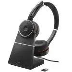 Jabra Evolve 75 UC Duo ANC Headset inkl. Ladeschale