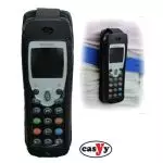 CasYy Ledertasche für Avaya DECT IH4 , schwarz