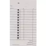 Zeitregistrierkarten 2 Wochenkarten 5851
