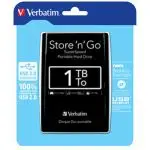 VERBATIM Festplatte 1TB, USB 3.0, 6.35cm (2.5), extern, schwarz