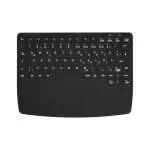 Ateg desinfizierbare Funk-Kompakttastatur mit Touchpad,IP68, schwarz