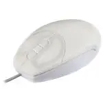 Ateg MedicalMouse mit 2 Tasten und Scrollfunktion , USB, IP68, weiß