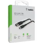 Belkin USB-C/USB-A Kabel PVC, 2m, schwarz
