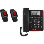 amplicomms BigTel 50 Alarm Plus Duo (zwei Notrufarmbänder)