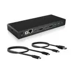 Dockingstation IcyBox USB Type-C mit 2 Videoschnittstellen