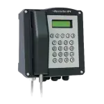 FHF Ex-Telefon ExResistTel IP 4 , schwarz mit Panzerschnur