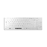 Man & Machine ITS COOL FLAT Hygiene Tastatur mit Cover aus Latex