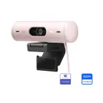 Die Logitech BRIO 500 Webcam - pink