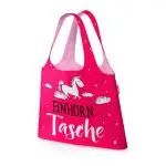 Faltbare Einkaufstasche "Einhorntasche"