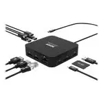 Port Designs DOCKING TYPE C TRAVEL 2 X 4K - Lieferumfang ohne die abgebildeten Kabel