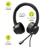 Port Designs HEADSET COMFORT OFFICE USB-A & USB-C