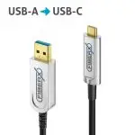 PureLink FiberX Serie - USB 3.1 Glasfaser Kabel - USB-A USB-C - Hybrid - 10m