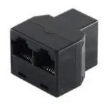 Adapter W-Kupplg RJ45(8/8) - 2 x W-Kupplg RJ45(8/8)
