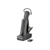 Poly DECT Headsetsystem Savi 8245 UC konvertibel inkl. Zusatzakku und Dongle USB-A für PC