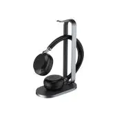 YEALINK HEADSET BH72 UC BLACK INKL. LADESTÄNDER USB-A