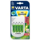 VARTA Ladegerät Professional USB (inkl. 4x AA 2500 mAh)
