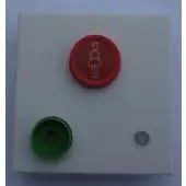 Avaya Secom Abdeckung Design GIRA Standard für Ruftaster mit Abstelleinheit, reinweiss matt