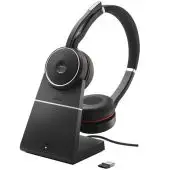 Jabra Evolve 75 UC Duo ANC Headset inkl. Ladeschale