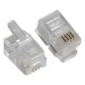 Westernstecker RJ10, 4/4 
