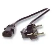 Netzkabel 220V Schutzkontakt CEE7(Stecker)->Kaltgeräte IEC-C13(Buchse)
