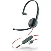 Poly Headset Blackwire C3215 monaural USB und 3,5 mm Klinkenstecker