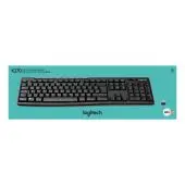 Logitech Wireless Tastatur K270 Schwarz