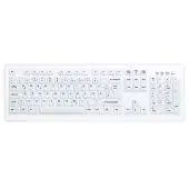 Ateg MedicalKey AK-C8100F desinfizierbare Standardtastatur  IP65, mit Zahlenblock,weiß