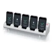 Ascom Myco 3 / Myco 2 Smartphone Laderegal für 5 Endgeräte, weiß